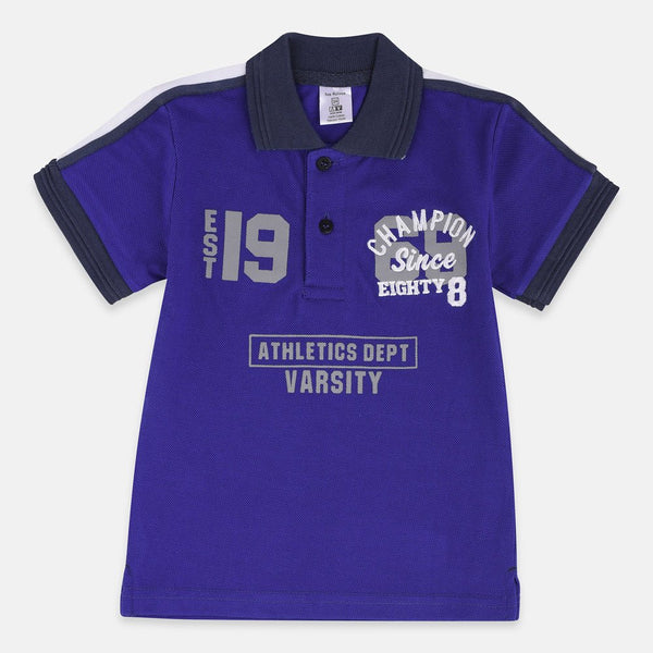 IR Champions 1969 Embroided Royal Blue Polo 2034