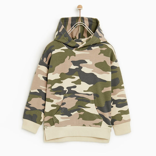 ZR Camouflages With Beige Hoodie 2598
