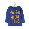 51015 Own Rules Blue Full Sleeves Tshirt 2535