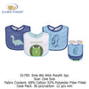 LVABLE Friends Dino Boys 3 Piece Blue Bibs Set 7917