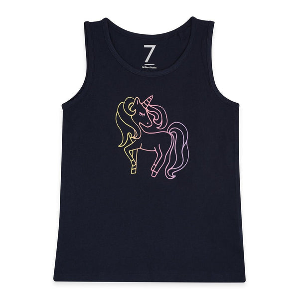 BB Unicorn Navy Blue Tank Top 1994