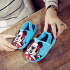 DS Red Mickey Sky Blue Slippers 3283