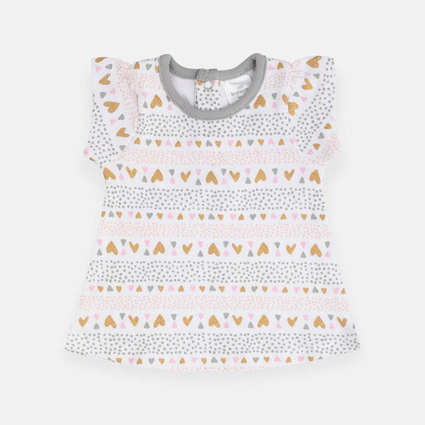 LB Glitter Hearts Printed Top 1653