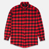 ZR Slimfit Red And Black Check Shirt 969