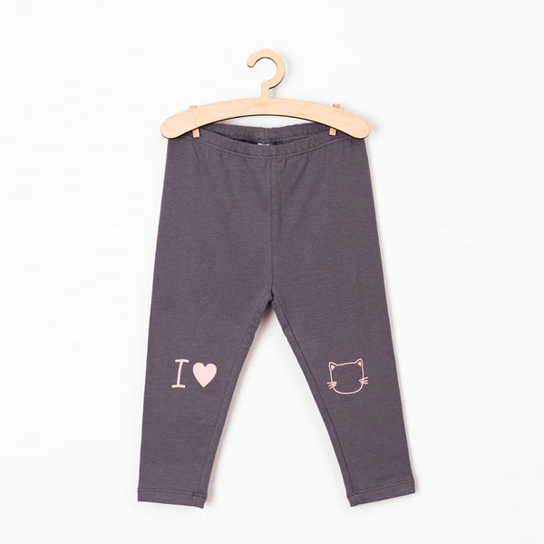 51015 I Love Kitty Grey Legging 4303