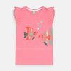 K&K Sequence Heart Fish Printed Pink Top 4609