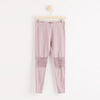LDX Tea Pink Knee Frill Plated Legging 2292
