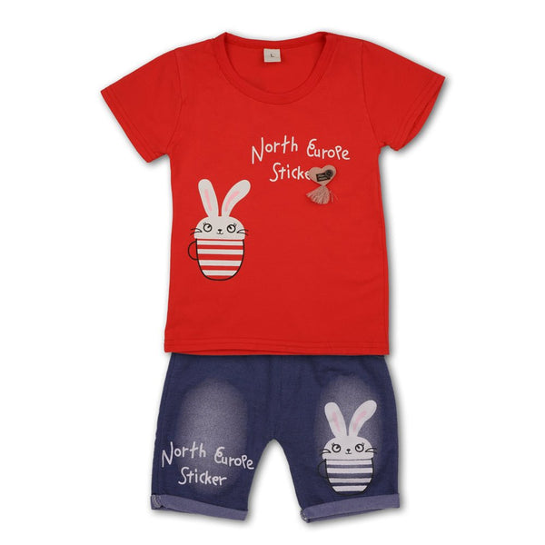 Yougi Red North Euro Bunny 2 Piece Set 2271