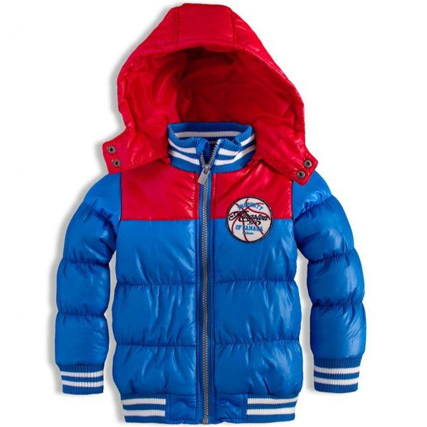 Dandy Canada Royal Blue Full Sleeves Puffer Jacket 2839