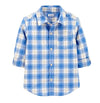 CRT Blue & White Big Check  Full Sleeves Casual Shirt 3911