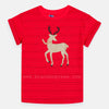 ANK Glitter Dear Printed Red Tshirt 4781