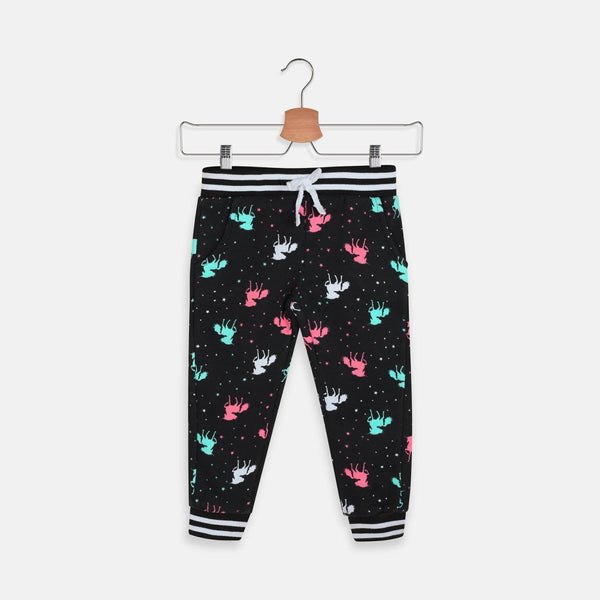 PV Multi Unicorn Fleece Black Trouser 2411