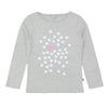 4F White Dots Print Grey Full Sleeves Tshirt 2540