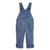 Osk Dino Print Denim Look Cotton Blue Full Dungaree 3813