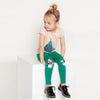 LDX Penguin Print Green Legging 2179