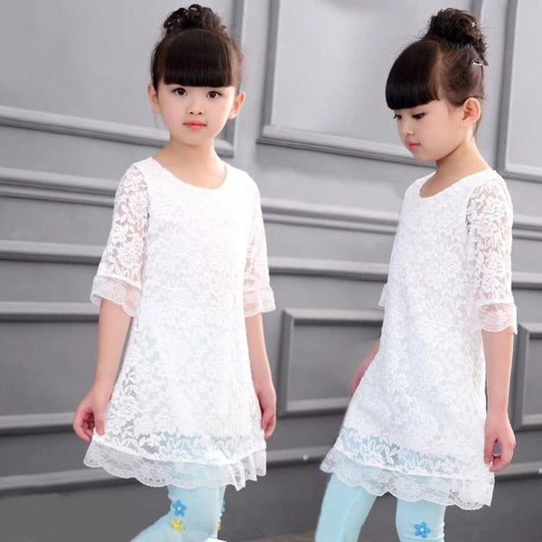 FC White Net Dress 1661
