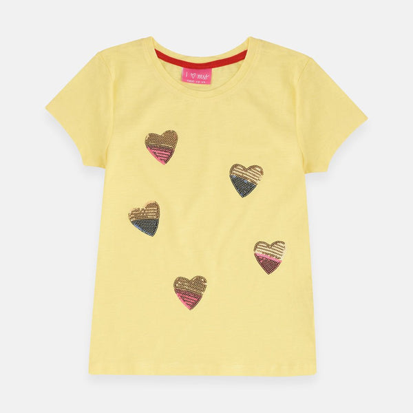 NXT Sequence Hearts Yellow Tshirt 2049