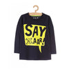 51015 Say Skull Black Full Sleeve Tshirt 2537