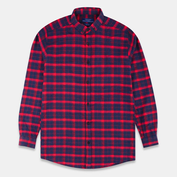 ZR Men Slimfit Check Shirt 972