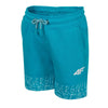 4F Never Give Up Turquoise Mid Season Shorts 1817
