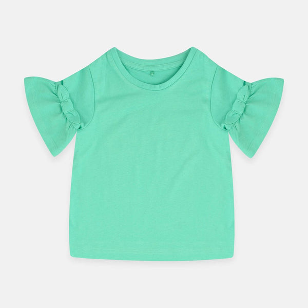 GRG Stylish Sleeves Turquise Top 2022