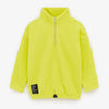 ZR Fluorescent Yellow Half Zip Fleece Pullover 964