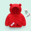 HT Bear Face Red Puffer Jacket 7554