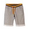 LS Yellow Cord Texture Grey Shorts 3707