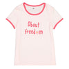 OK-TEX About Freedom Printed Light Pink Top 4874