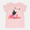 PRI Aloha Bird Printed Pink Top 1583