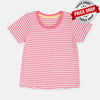 MTL Pink and White Stripes Girls Top 1605