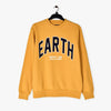 LFT Men Earth Print Mustard Sweatshirt 2829