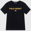 RL Polo Sport Flag Black Tshirt 7396