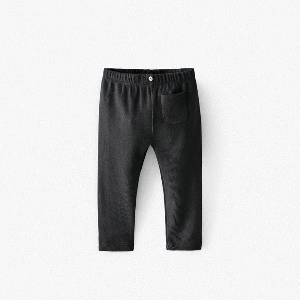 ZR Front Button With Front Pocket Style Grayish Legging 3109