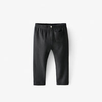 ZR Front Button With Front Pocket Style Grayish Legging 3109