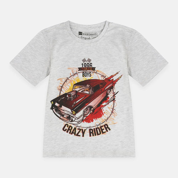 MB Crazy Car Grey Tshirt 1666
