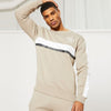 B&H Chest Panel Tape Mink Sweat Shirt 3045