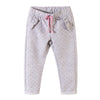 L&S Glitter Dots Frill Pockets Grey Trouser 1074