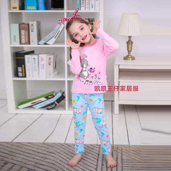 Bunny Tea Party Pink 2 Piece Set 2563