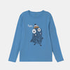 Nm It GRR Cold Monster Light Blue Full Sleeves Tshirt 7592
