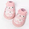 Pink Zigzag Socks Booties 4538