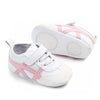 Valen Pink Side Design Girls White Shoes 2116