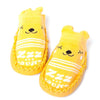 Yellow Cute ZZZ Socks Booties 4537