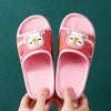 K.Bear Penguin Dark Pink Top Pink Soft Slippers 4901