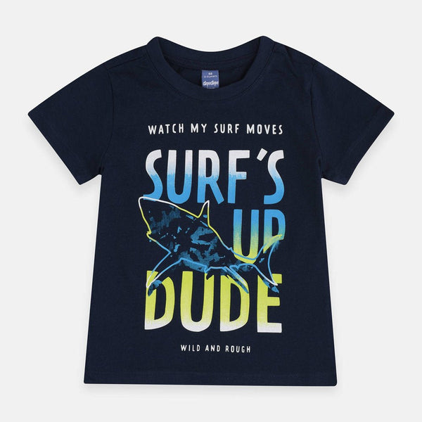 DOPO Surf Up Dude Navy Blue Tshirt 1654