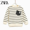 ZR White Stripe Sweat Shirt 779