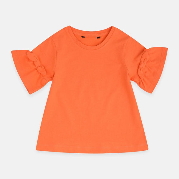 GRG Stylish Sleeves Orange Top 1989