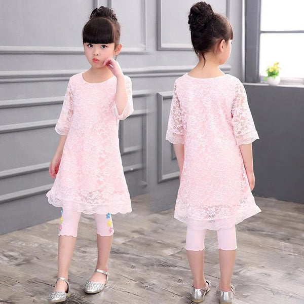 FC Light Pink Net Dress 1660