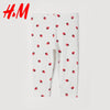 HM Strawberry Printed White Legging 7132