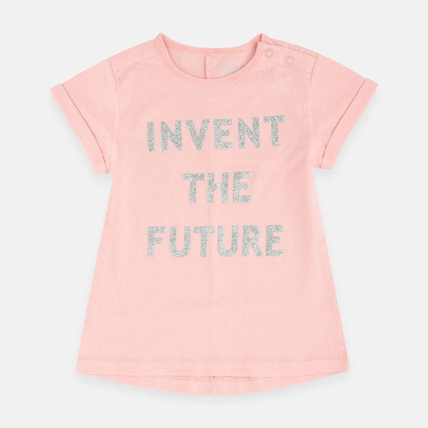 YMP Glitter Invent the Future Pink Top 1671